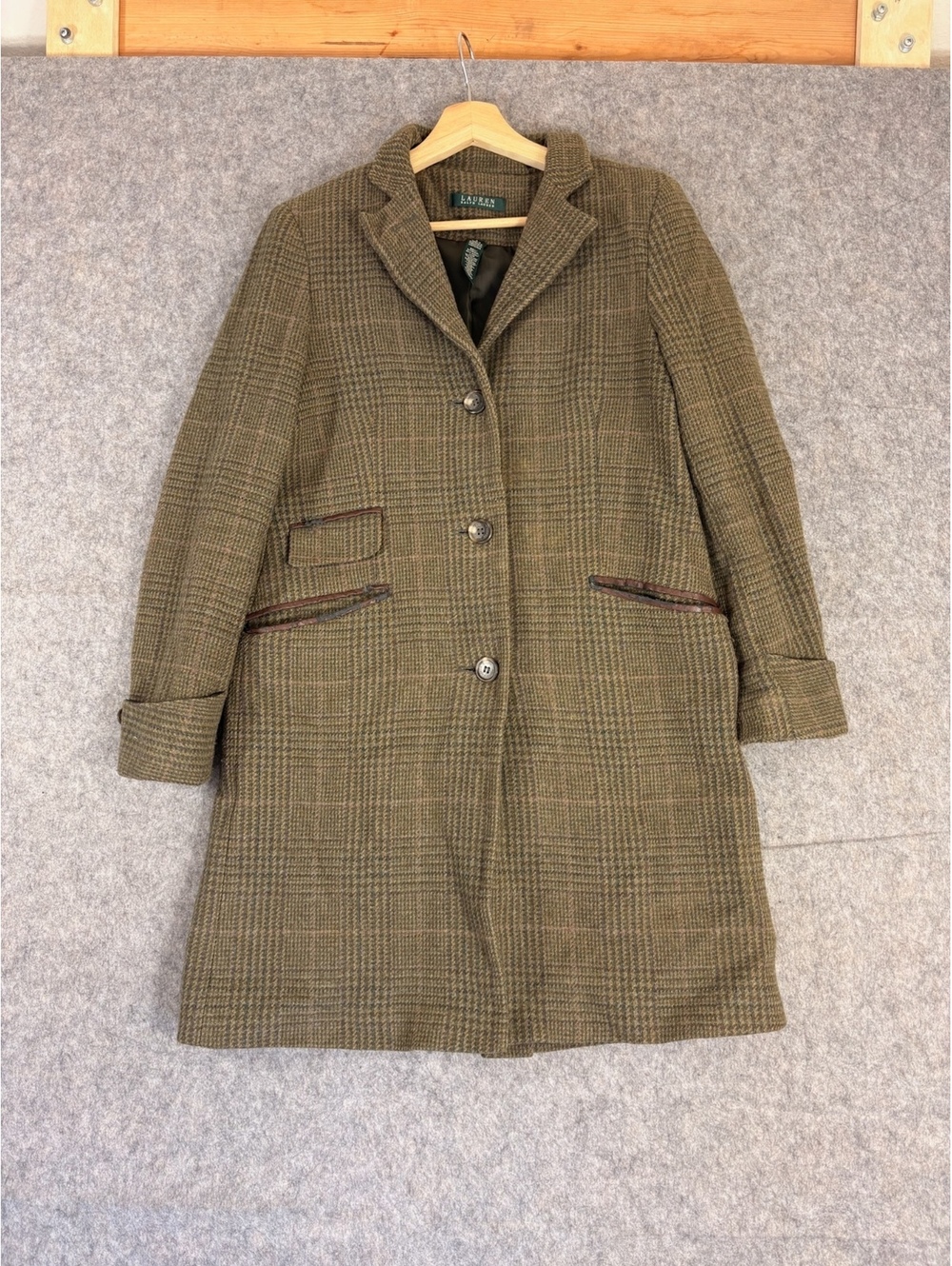 Vintage Lauren Ralph Lauren tweed coat Size 4